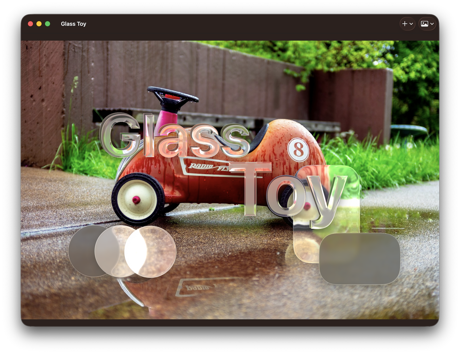 Glass Toy screenshot.